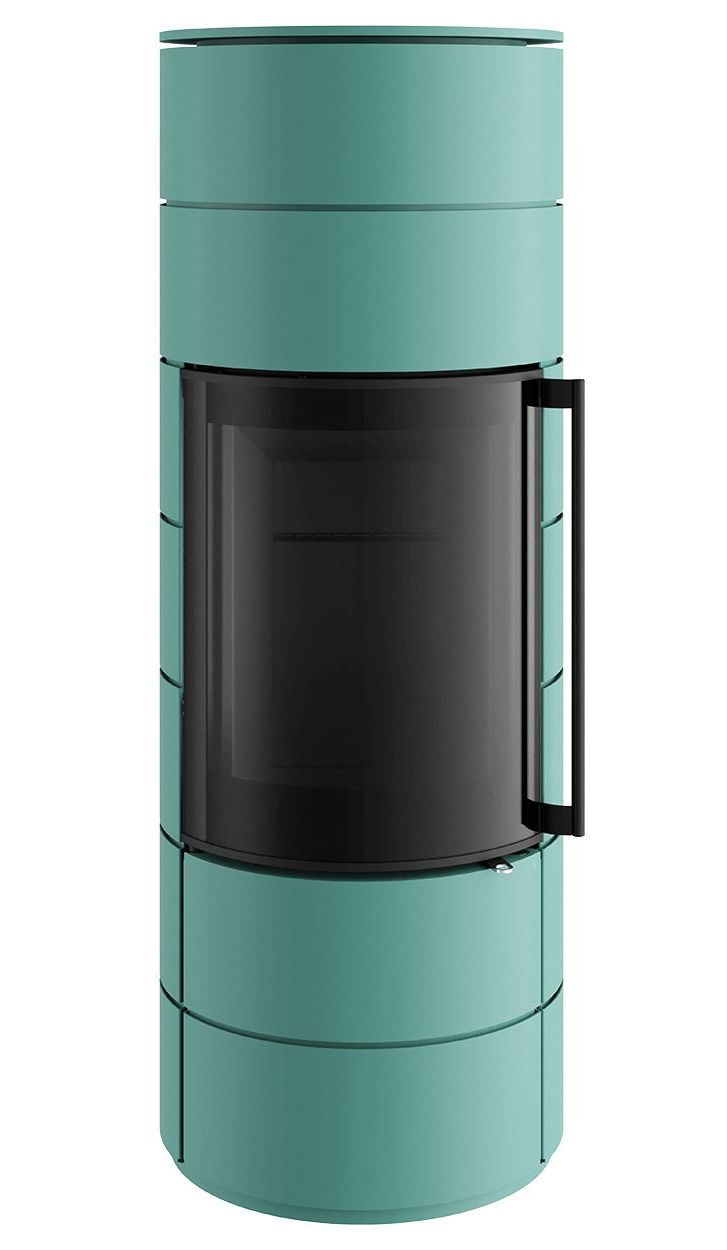 Печь-камин Spartherm Ambiente A3 бирюзовая