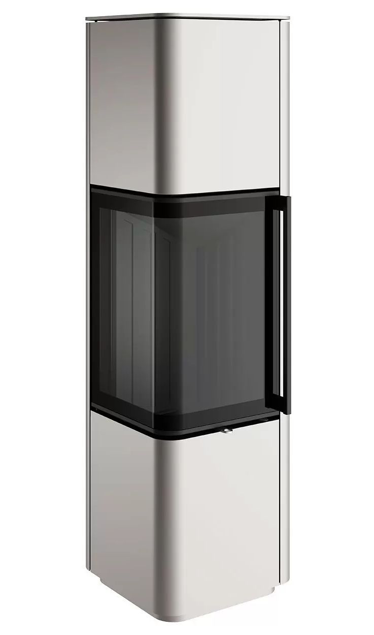 Печь-камин Spartherm Cubo L перламутровая