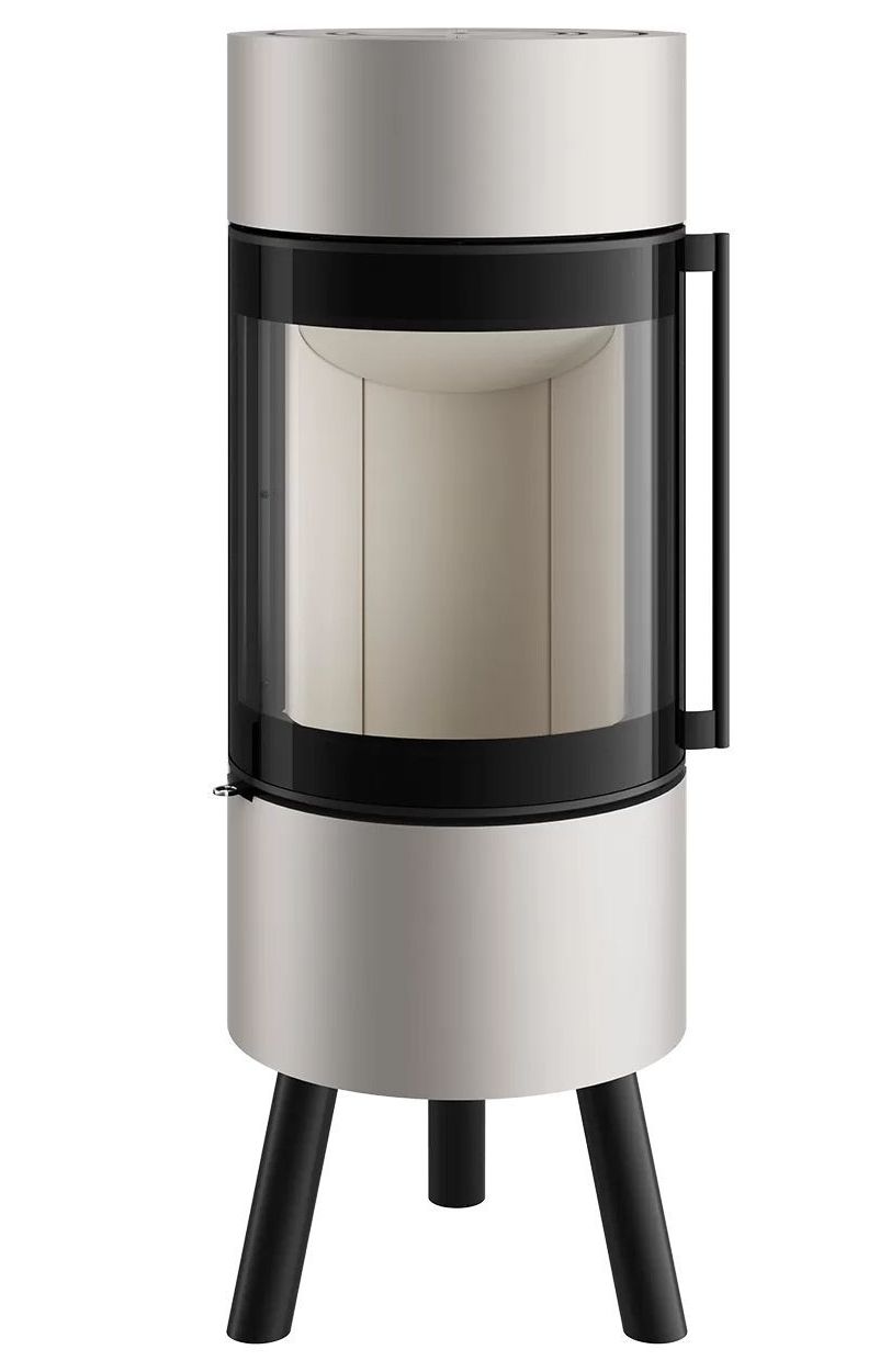 Печь-камин Spartherm Passo XS Tripod перламутровая