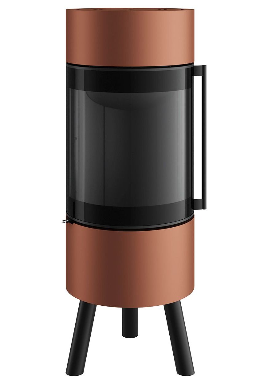 Печь-камин Spartherm Passo XS Tripod медь