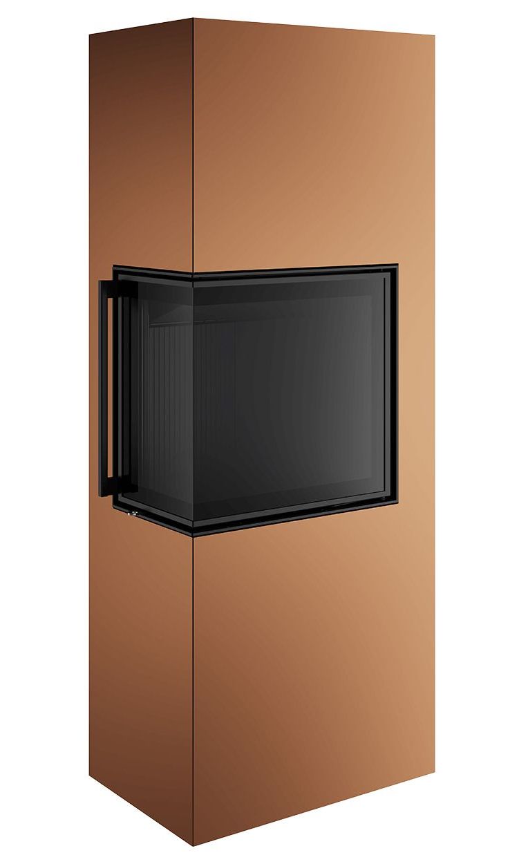 Печь-камин Spartherm Lungo 2L ржаво-коричневая