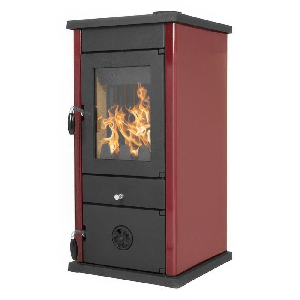 Печь с водяным контуром MBS Thermo Vesta Plus Dark Red