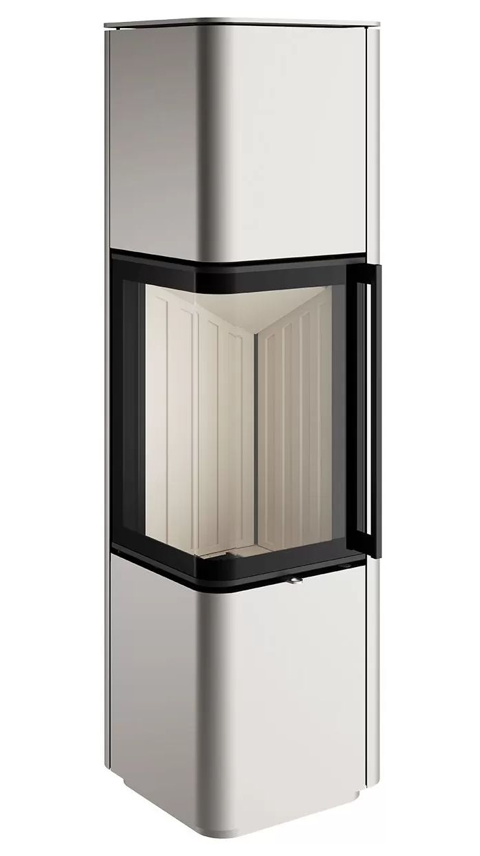 Печь-камин Spartherm Cubo L перламутровая