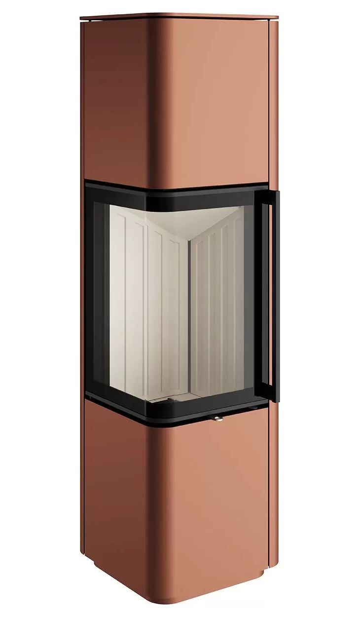 Печь-камин Spartherm Cubo L медь