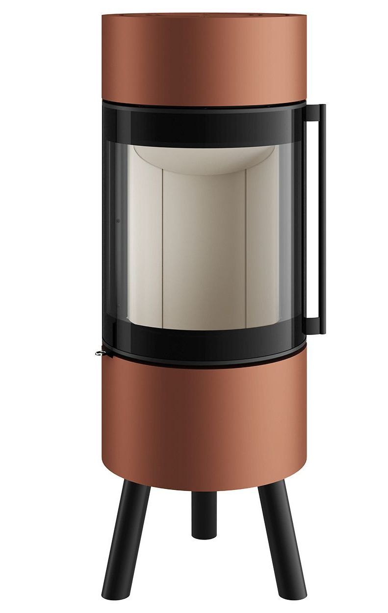 Печь-камин Spartherm Passo XS Tripod медь