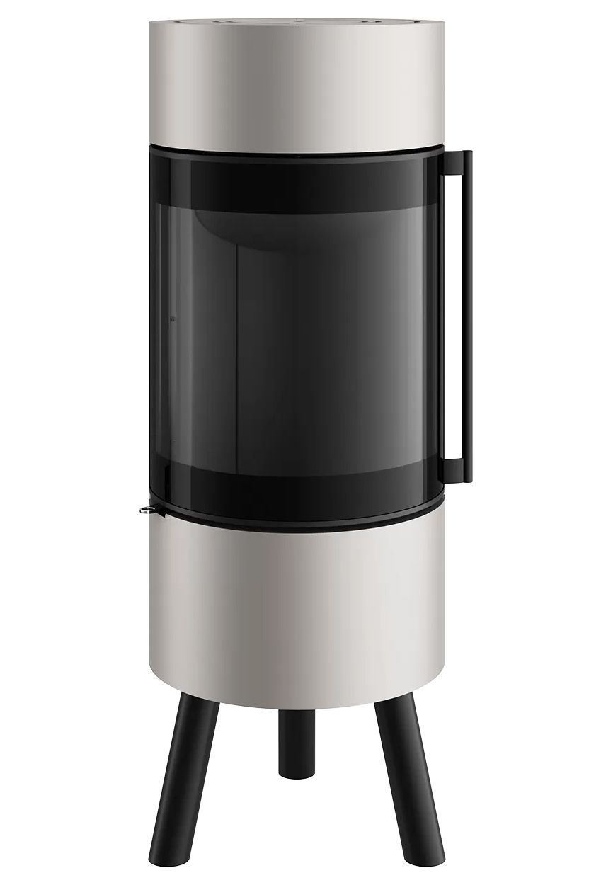 Печь-камин Spartherm Passo XS Tripod перламутровая