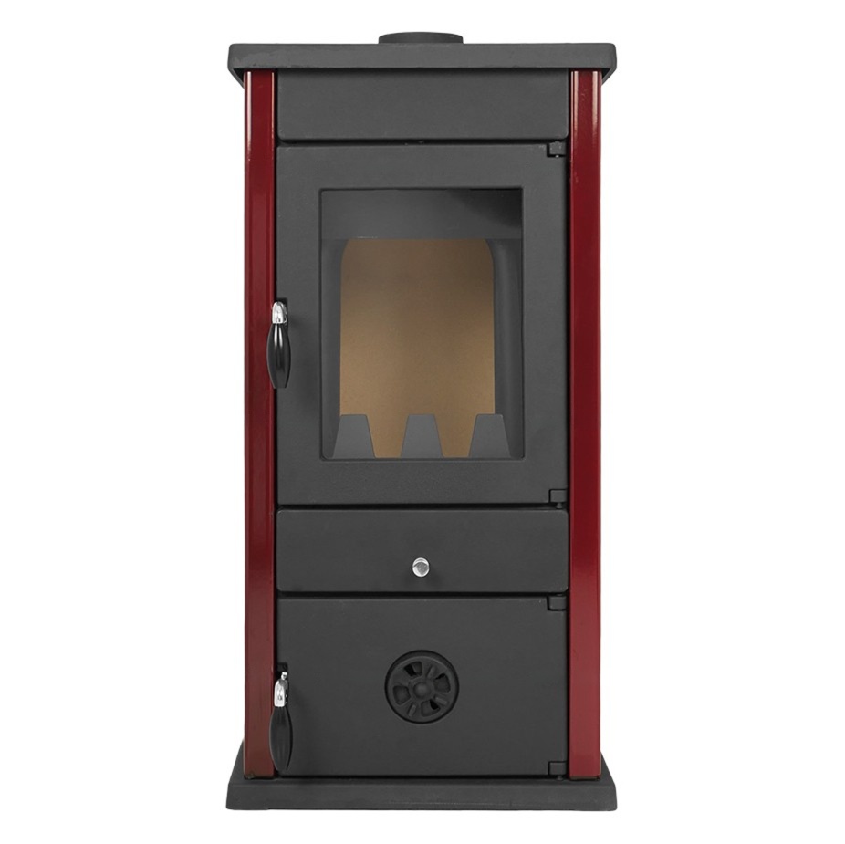 Печь с водяным контуром MBS Thermo Vesta Plus Dark Red