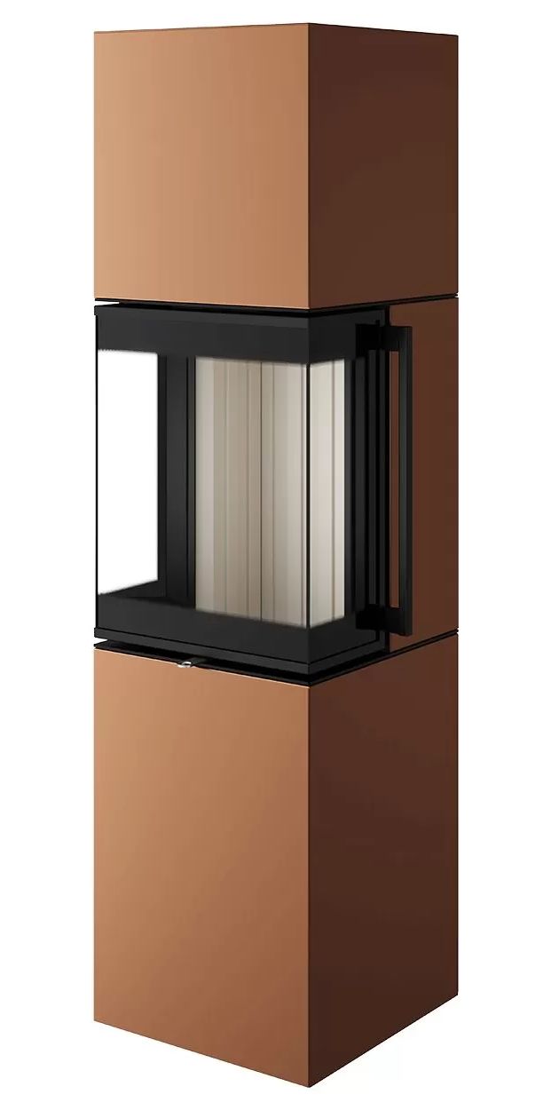 Печь-камин Spartherm Trico S ржаво-коричневая