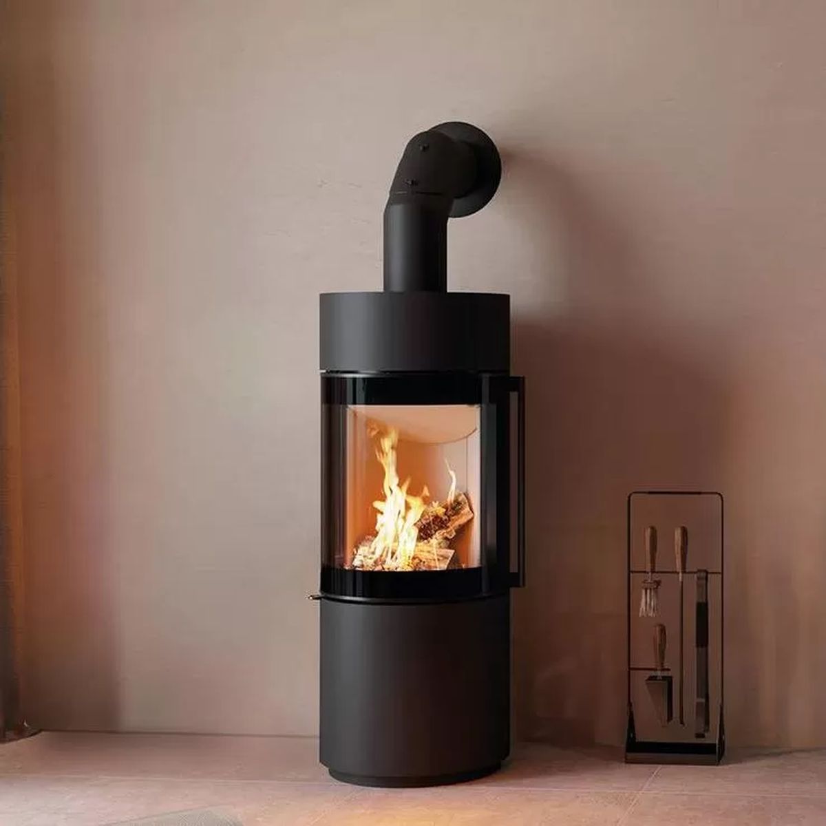 Печь-камин Spartherm Passo XS Black Edition