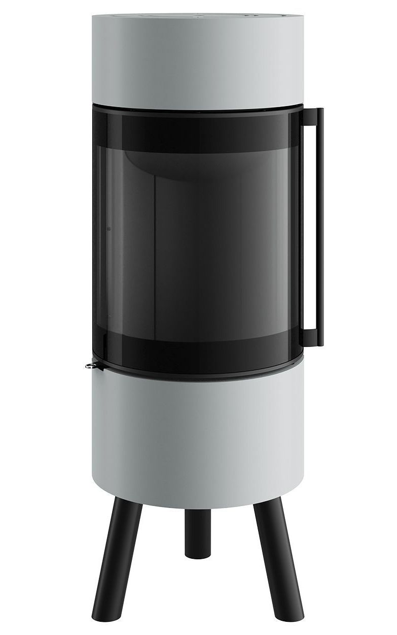 Печь-камин Spartherm Passo XS Tripod светло-серая