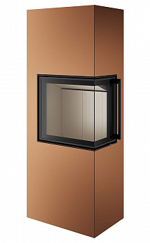 Печь-камин Spartherm Lungo 2R ржаво-коричневая