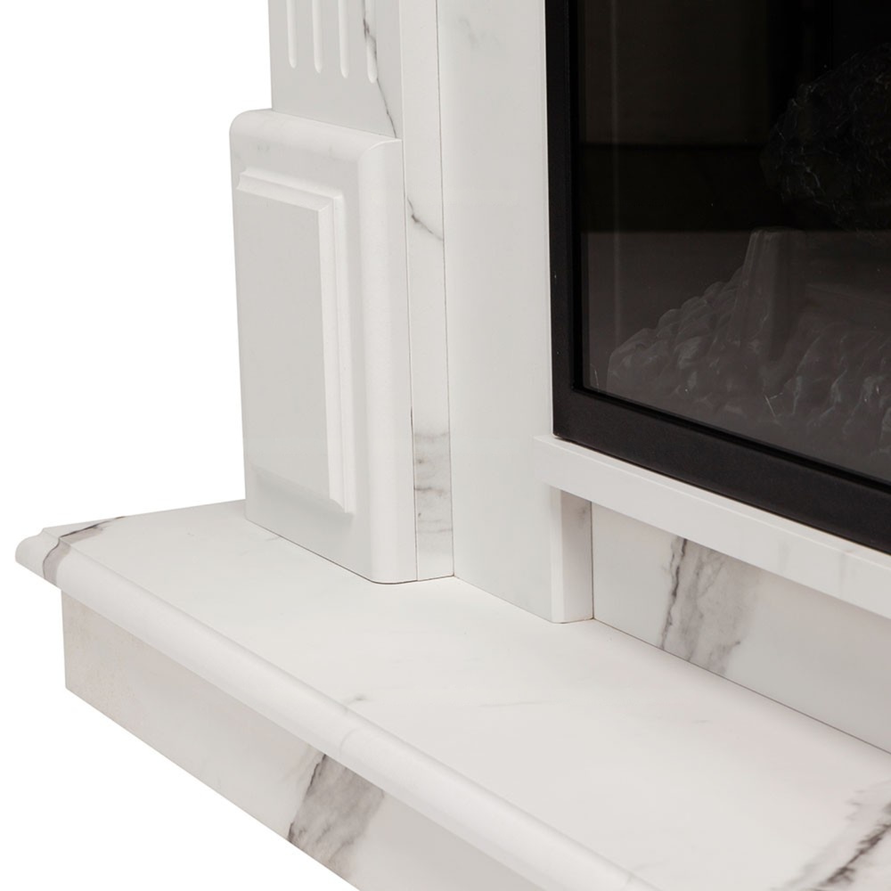 Каминокомплект RealFlame Carolina Marble с очагом Evrika 25.5