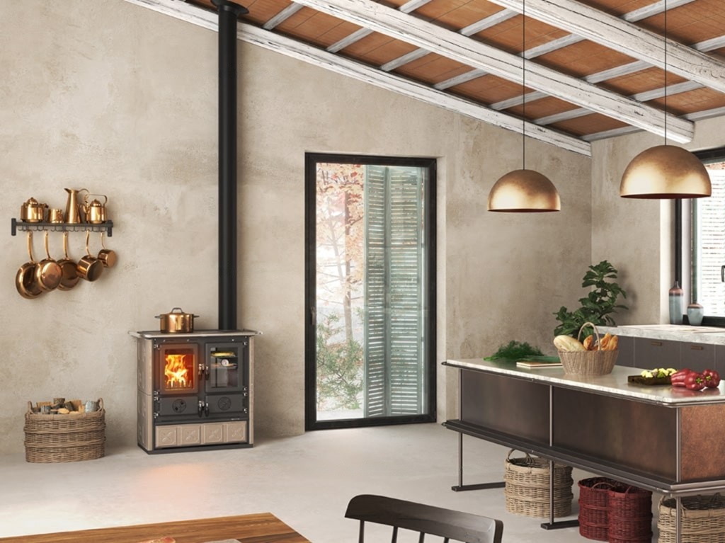 Отопительно-варочная печь La Nordica Rosetta 5.0 Maiolica