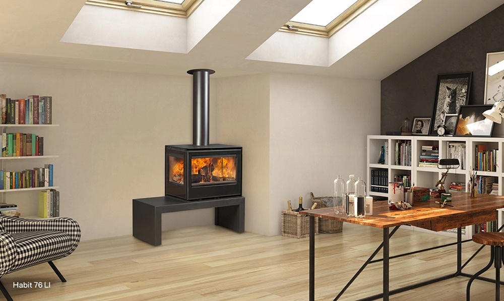 Отопительная печь Rocal Habit 76 LD/LI + T