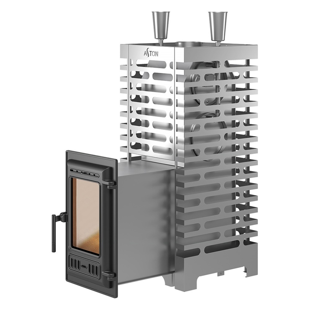 Дровяная печь для бани Aston 24 INOX (310) Long