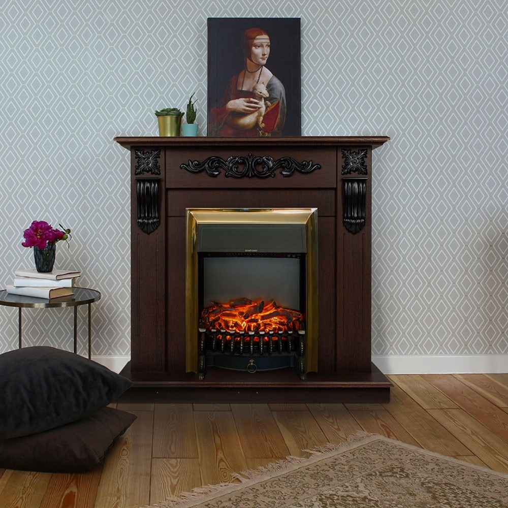 Каминокомплект RealFlame Dominica с очагом Fobos Lux S