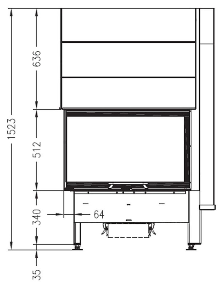 Каминная топка Palazzetti Sunny Fire 80 SX