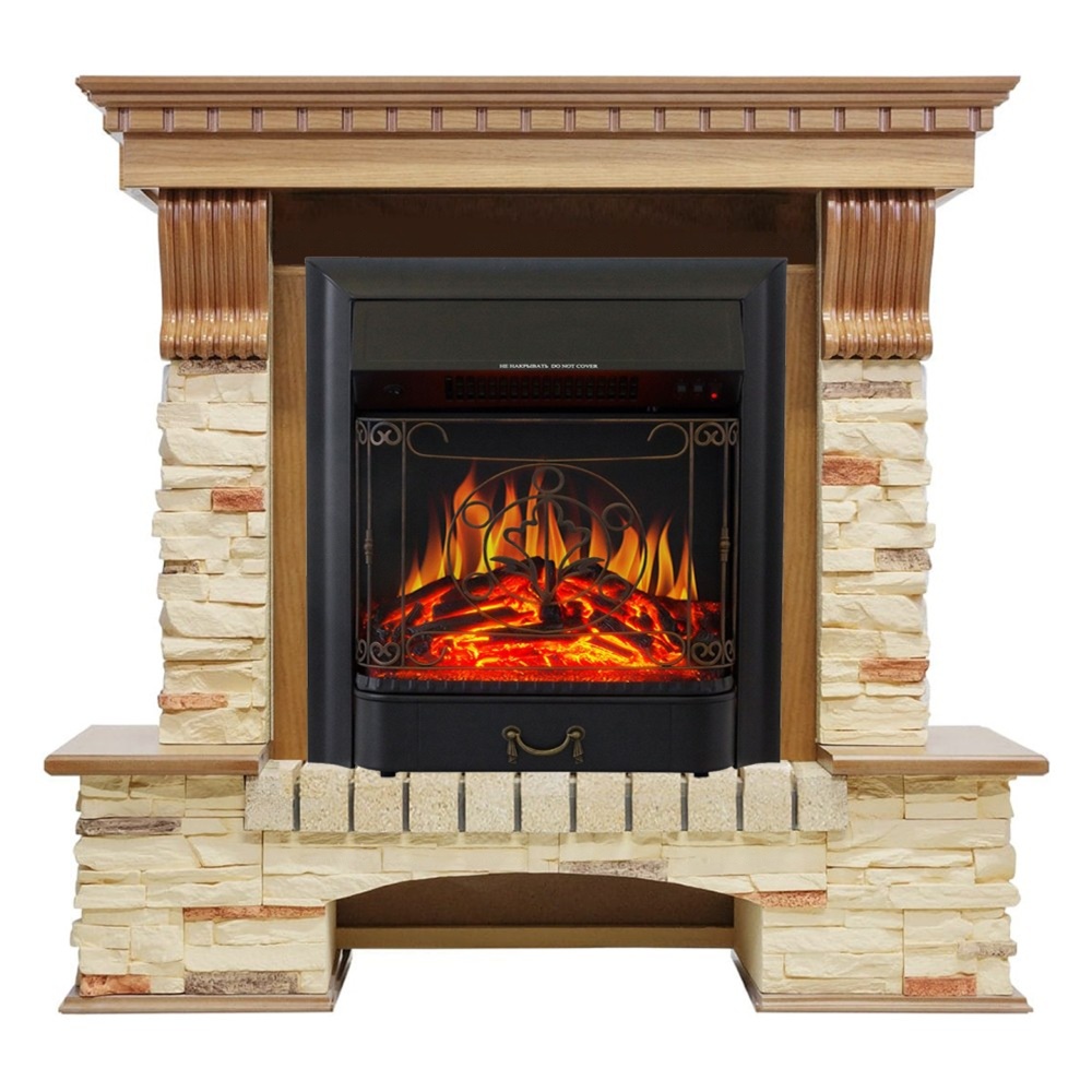 Каминокомплект Royal Flame Pierre Luxe сланец с очагом Majestic FX