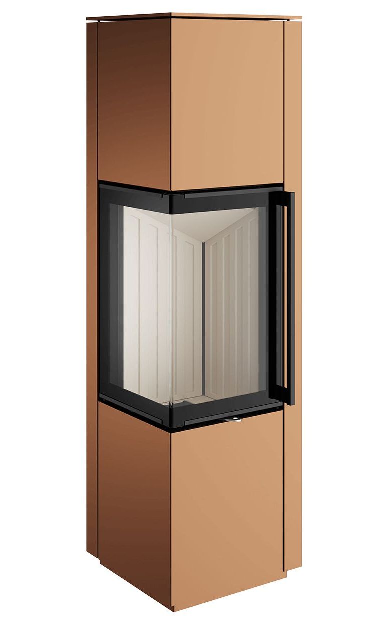 Печь-камин Spartherm Piko L ржаво-коричневая