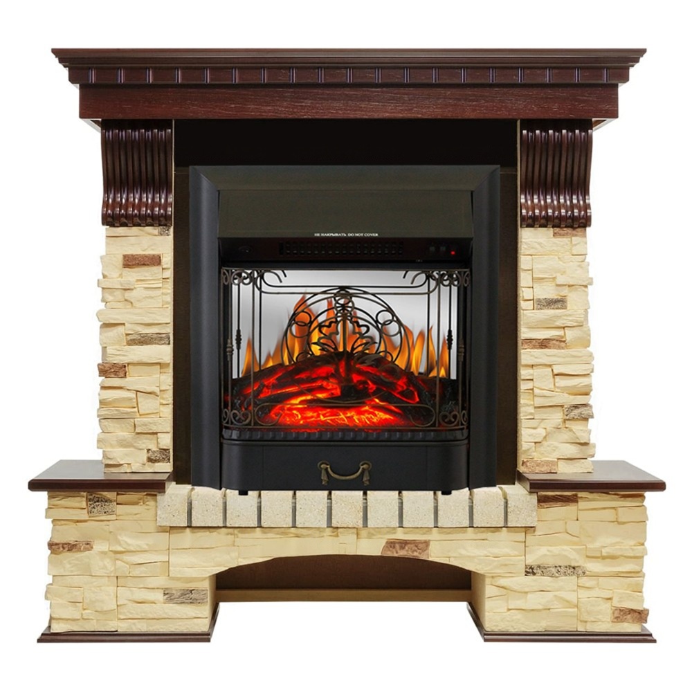 Каминокомплект Royal Flame Pierre Luxe сланец с очагом Majestic FX