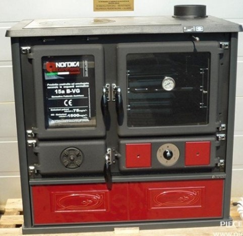 Отопительно-варочная печь с водяным контуром La Nordica TermoRosa D.S.A
