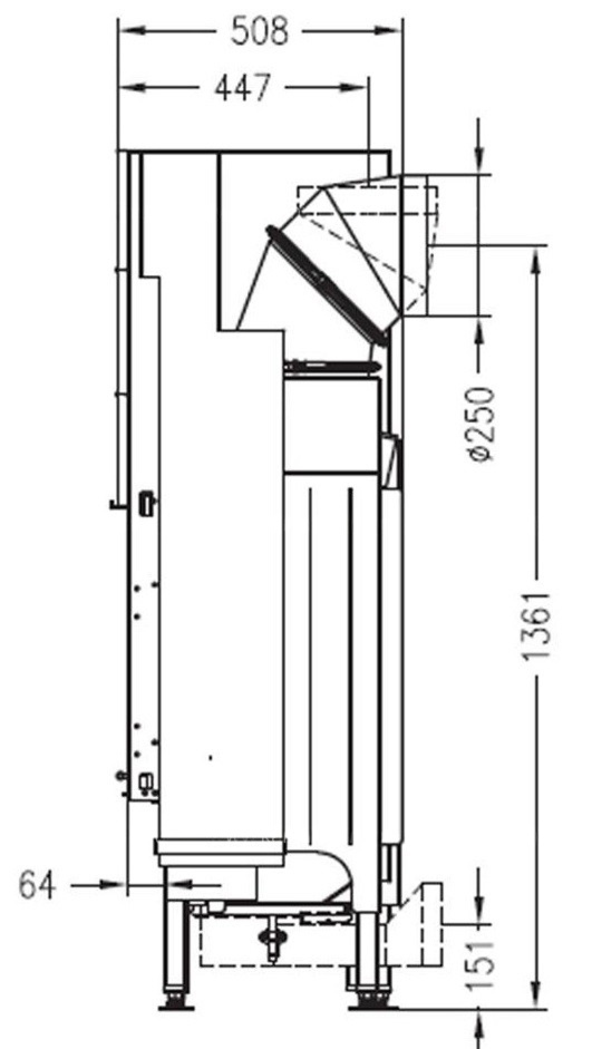 Каминная топка Palazzetti Sunny Fire 100 SX
