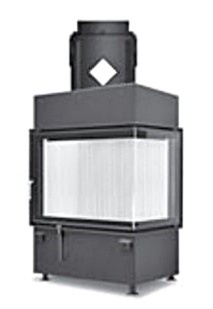 Каминная топка Hoxter ECKA 67/45/51R (стальной теплообменник с вертикальным выходом)