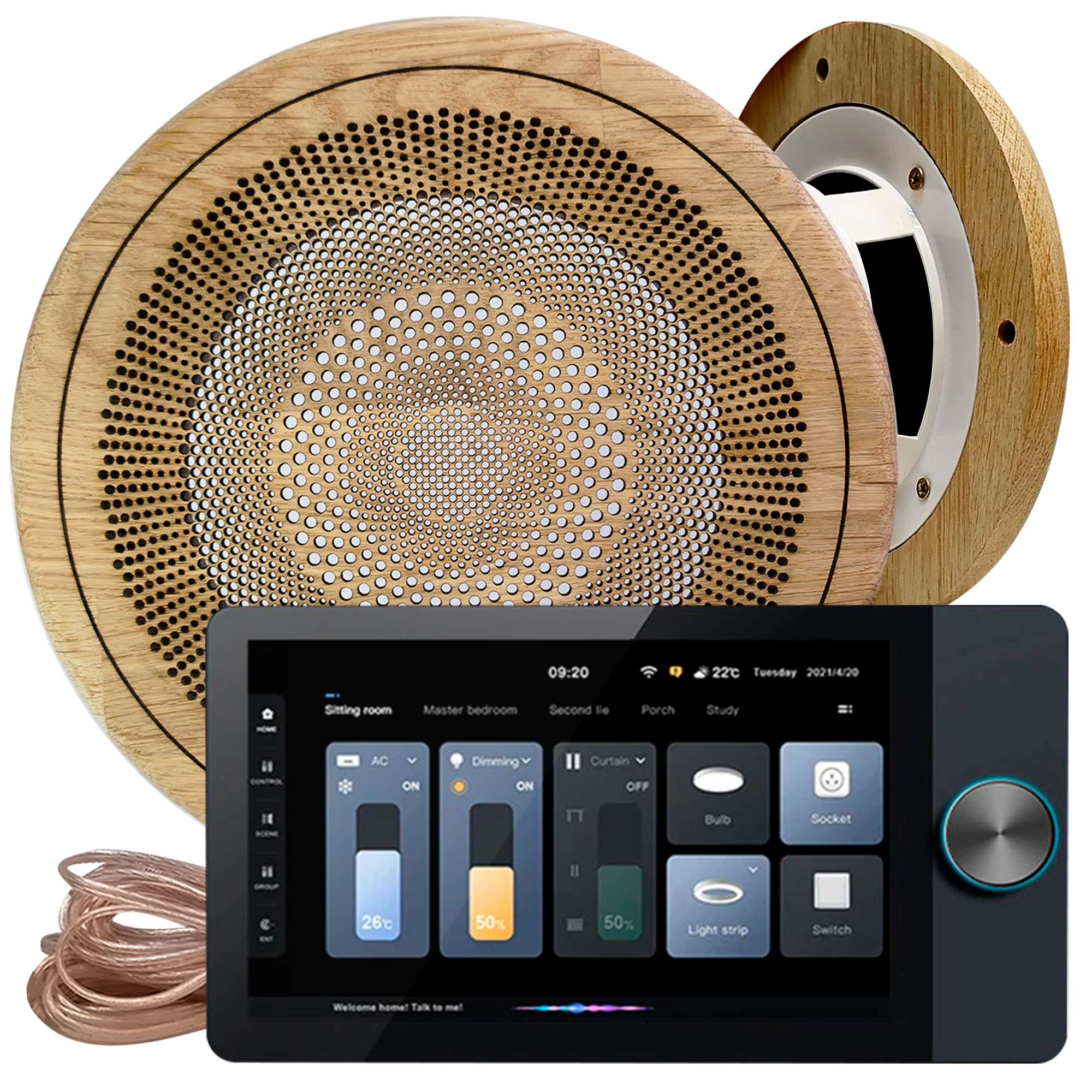 Комплект влагостойкой акустики SMART HOME MUSIC 2.0 SAUNA R2