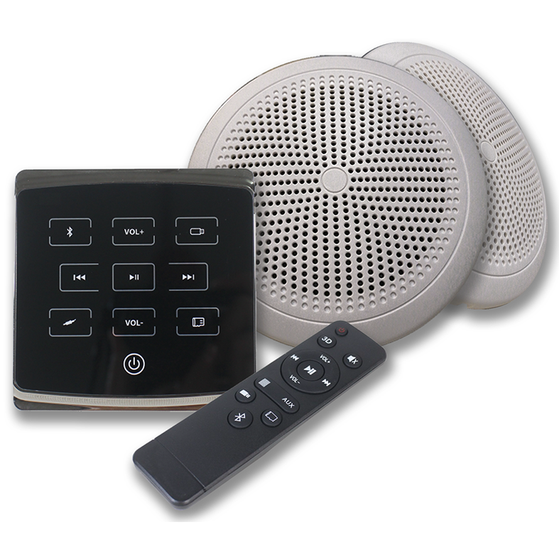 Комплект влагостойкой акустики - SW 2 Black ECO