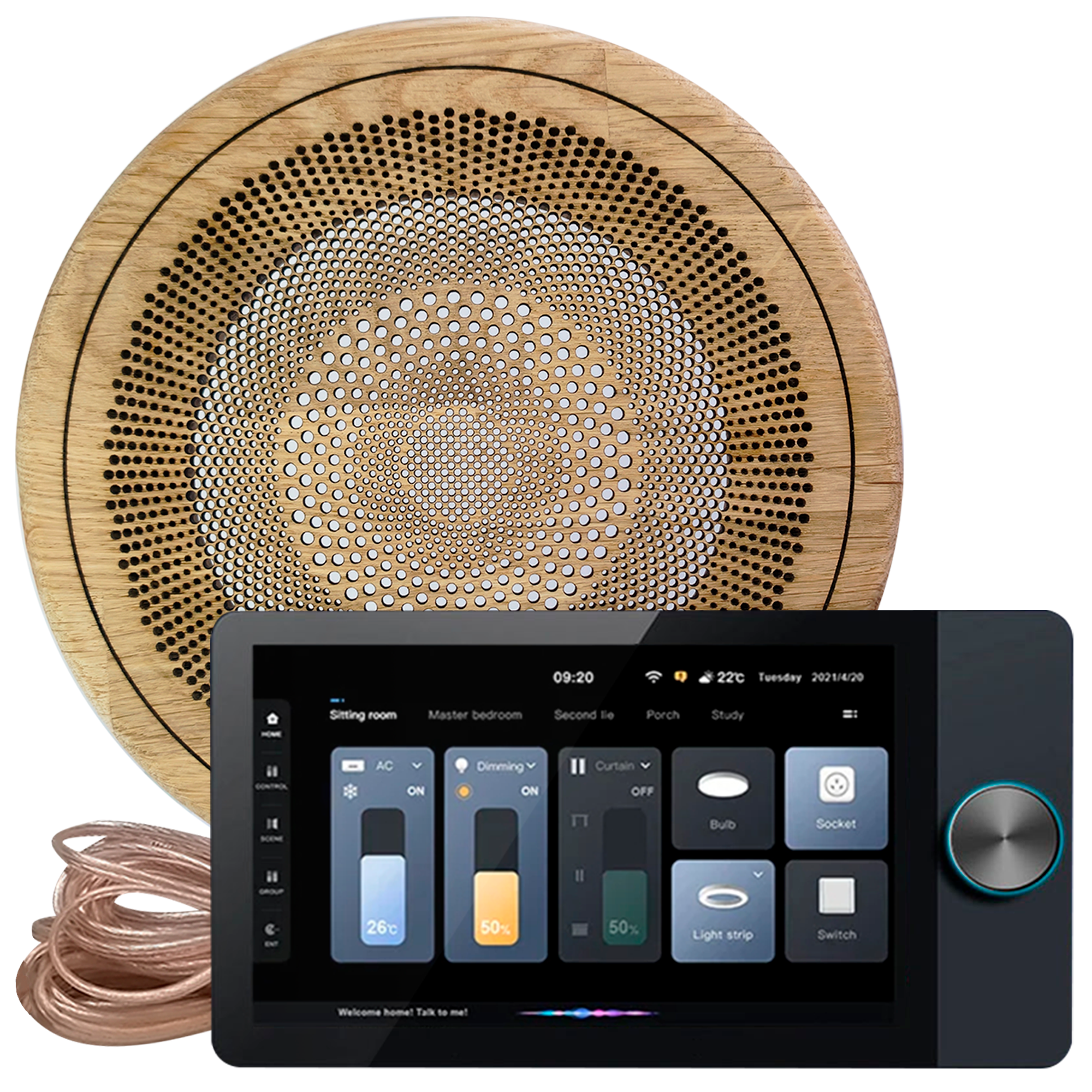 Комплект влагостойкой акустики SMART HOME MUSIC 2.0 SAUNA R1