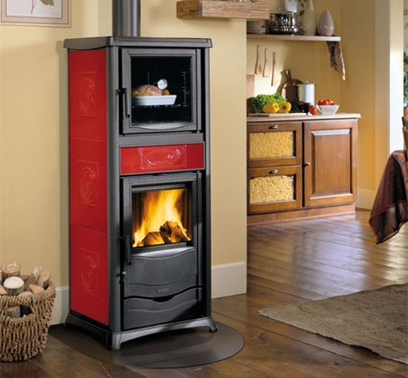 Отопительно-варочная печь с водяным контуром La Nordica TermoRossella Plus Forno DSA 4.0