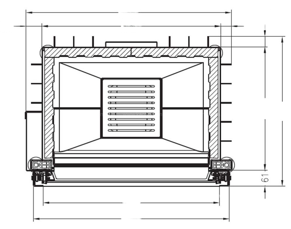 Каминная топка Palazzetti Sunny Fire 70 Front