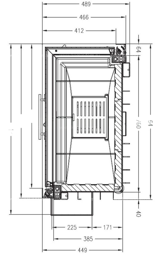 Каминная топка Palazzetti Sunny Fire 80 SX