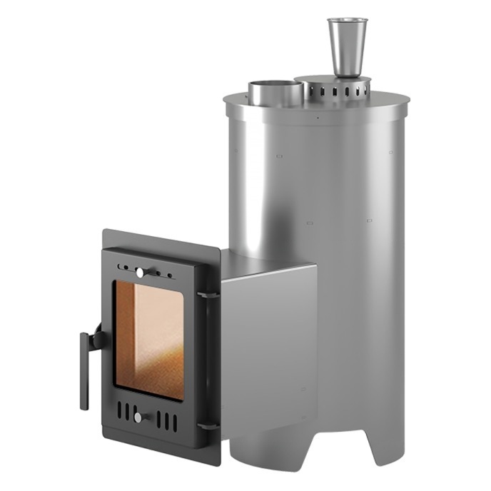 Банная печь Эверест "Steam Master" 18 INOX (210М) под обкладку