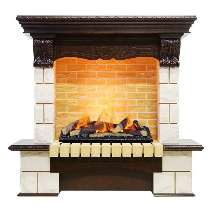 Каминокомплект Dimplex Pierre Luxe с очагом Cassette 600