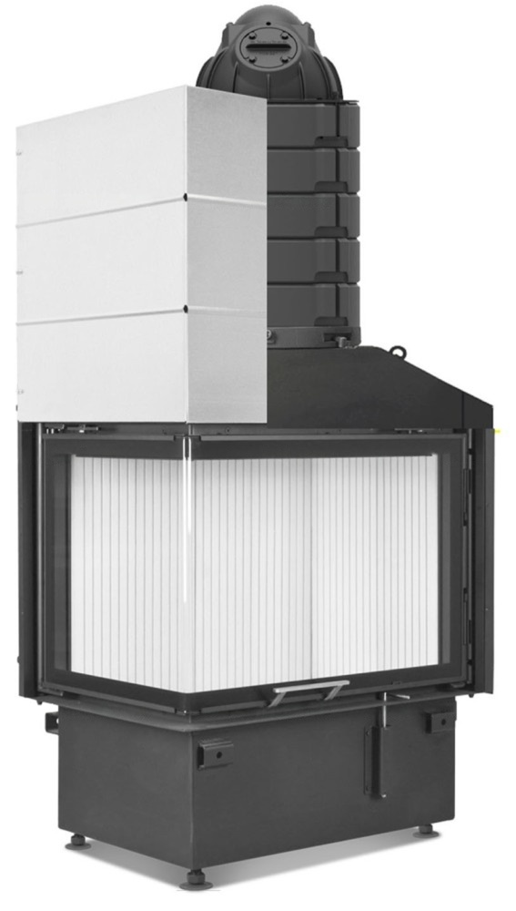 Каминная топка Hoxter ECKA 67/45/51Lh (c аккумулятивным комплектом)