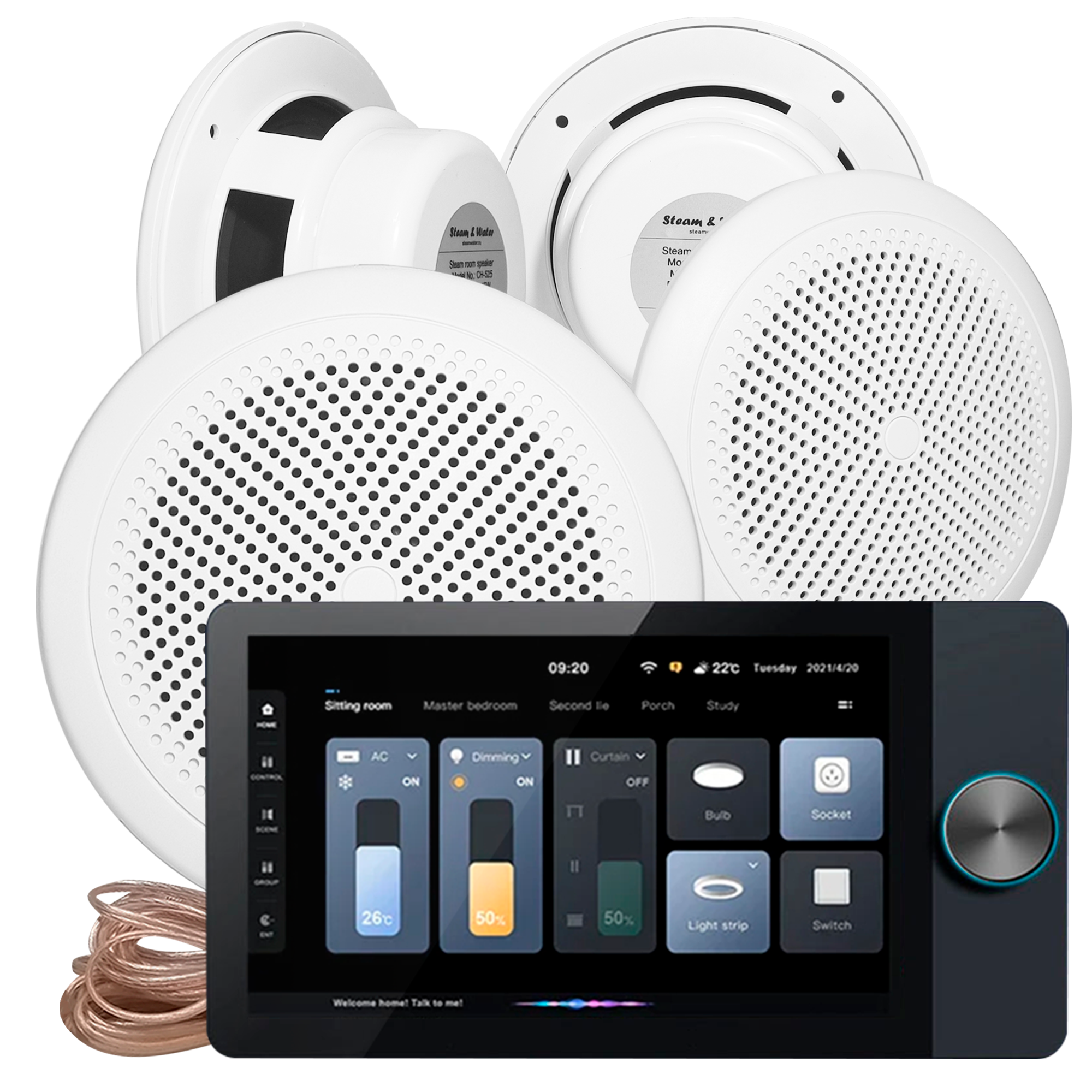 Комплект влагостойкой акустики SMART HOME MUSIC 2.0 W4