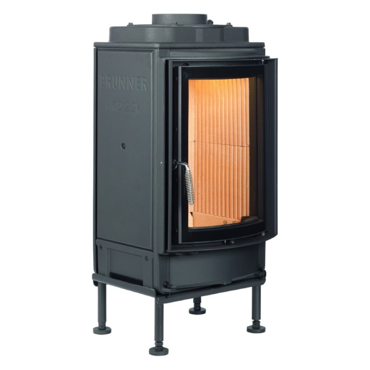 Каминная топка Brunner HKD 2.2 k (круглое стекло)