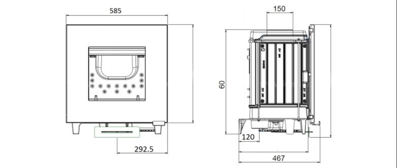Каминная топка Invicta Decor Roche 550