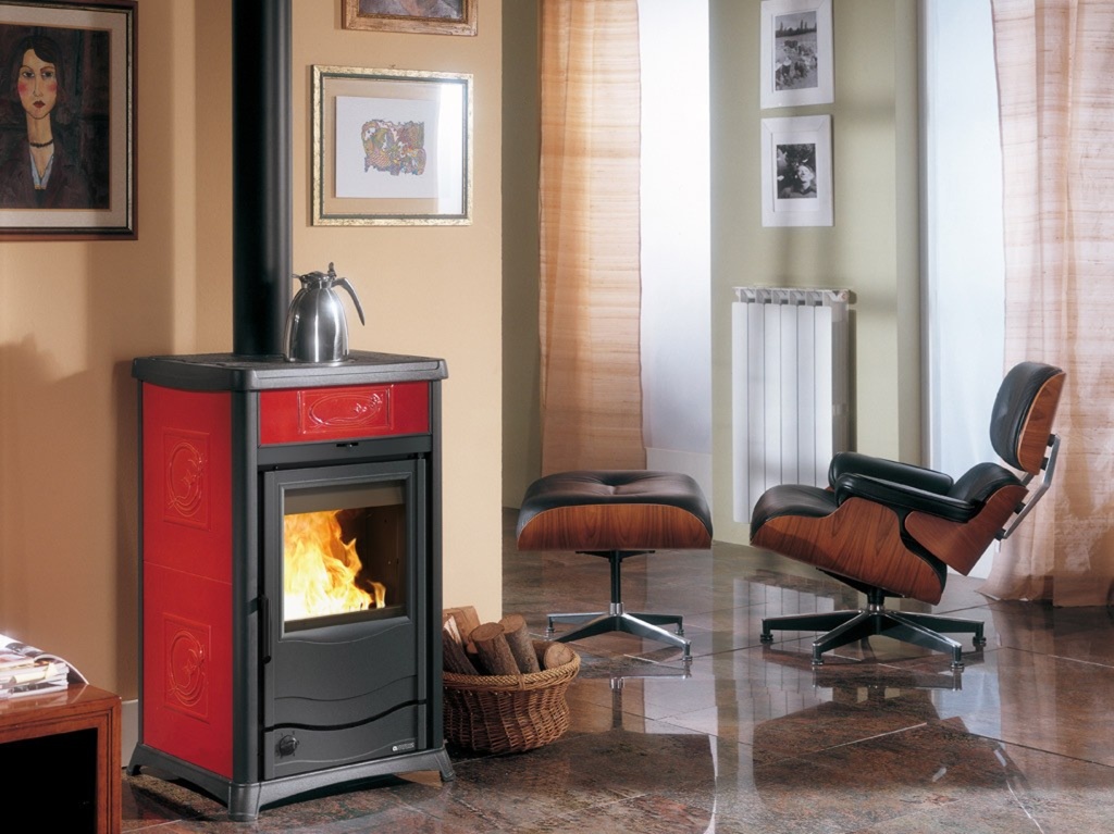 Отопительно-варочная печь с водяным контуром La Nordica TermoRossella Plus Evo DSA 4.0